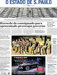 Capa do jornal Estadão 05/02/2020