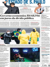 Capa do jornal Estadão 10/02/2020