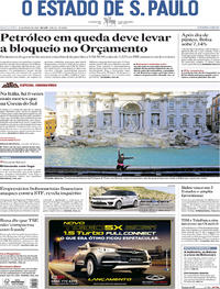 Capa do jornal Estadão 11/03/2020