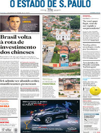 Capa do jornal Estadão 12/01/2020