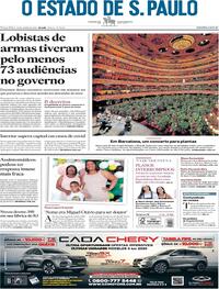 Capa do jornal Estadão 23/06/2020
