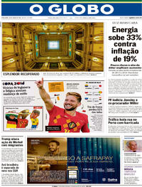 Capa do jornal O Globo 19/06/2018