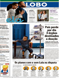 Capa do jornal O Globo 21/01/2018