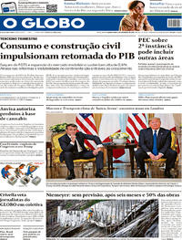 Capa do jornal O Globo 04/12/2019