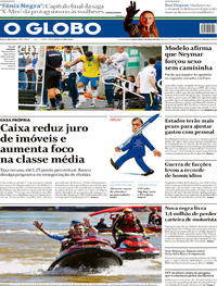 Capa do jornal O Globo 06/06/2019