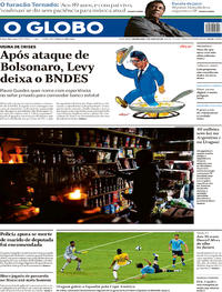 Capa do jornal O Globo 17/06/2019