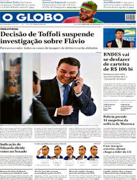 Capa do jornal O Globo 17/07/2019