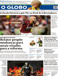 Capa Jornal O Globo