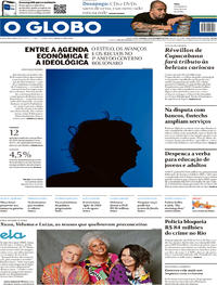 Capa do jornal O Globo 29/12/2019