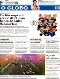 Capa do jornal O Globo 04/08/2020