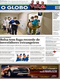 Capa do jornal O Globo 07/03/2020
