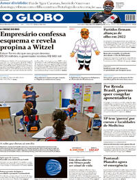 Capa do jornal O Globo 15/09/2020