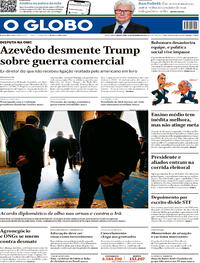 Capa do jornal O Globo 16/09/2020