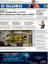 Capa do jornal O Globo 02/09/2021
