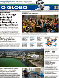 Capa do jornal O Globo 03/02/2021