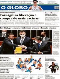 Capa do jornal O Globo 04/02/2021