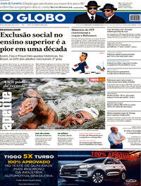 Capa do jornal O Globo 04/08/2021