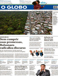 Capa do jornal O Globo 05/09/2021
