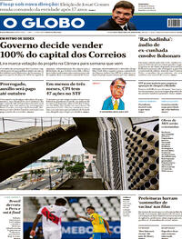 Capa do jornal O Globo 06/07/2021
