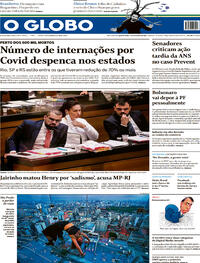 Capa do jornal O Globo 07/10/2021