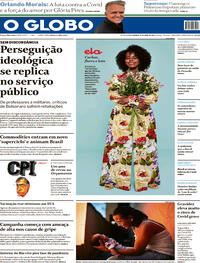 Capa do jornal O Globo 11/04/2021