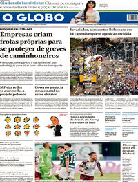 Capa do jornal O Globo 13/09/2021
