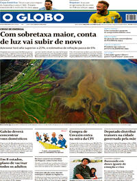 Capa do jornal O Globo 15/06/2021