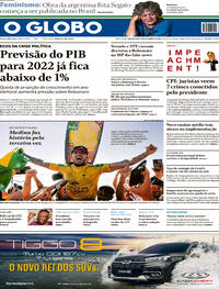 Capa do jornal O Globo 15/09/2021