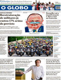 Capa do jornal O Globo 24/05/2021