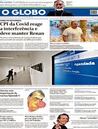 Capa do jornal O Globo 27/04/2021