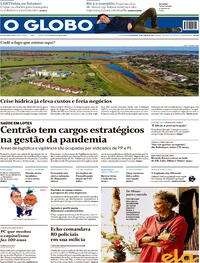 Capa do jornal O Globo 27/06/2021