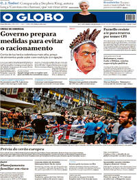 Capa do jornal O Globo 29/05/2021