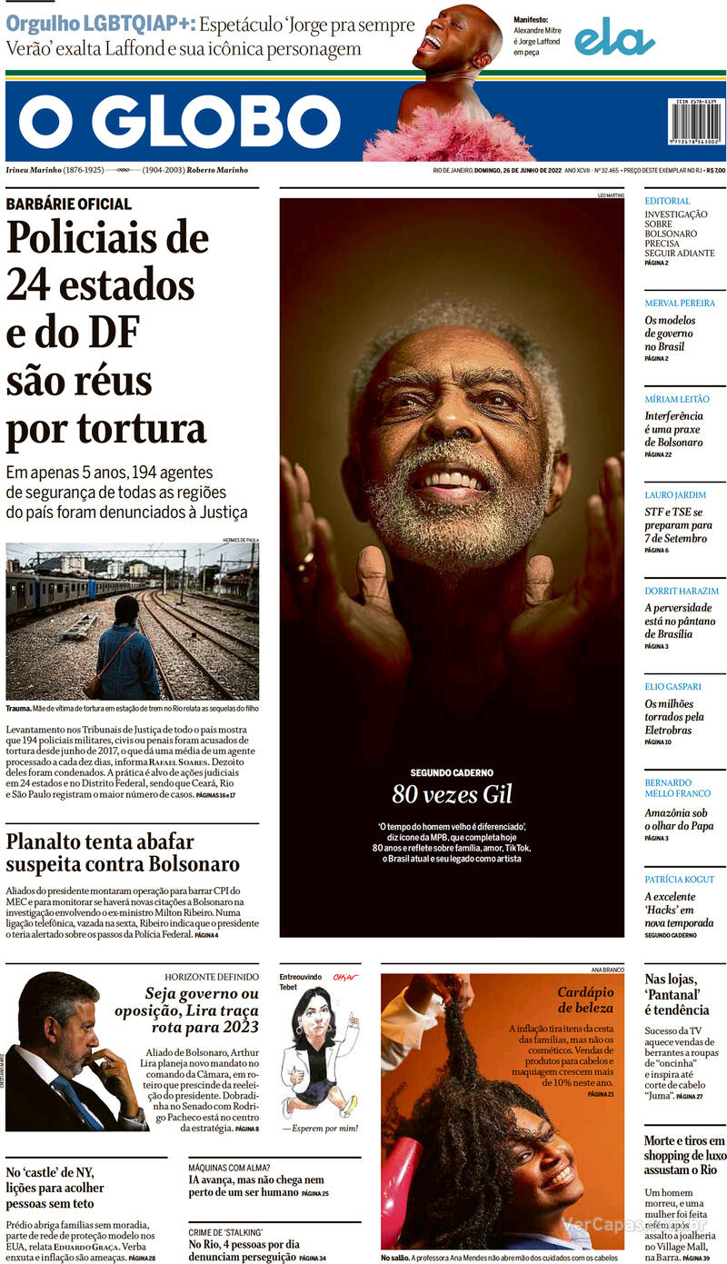 Capa O Globo Quinta11 De Abril De 2019 1060