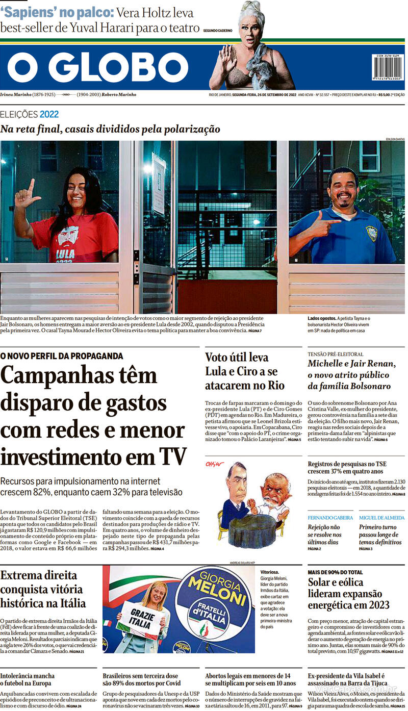 Capa O Globo Sexta27 De Março De 2020 6696