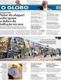 Capa do jornal O Globo 01/08/2022