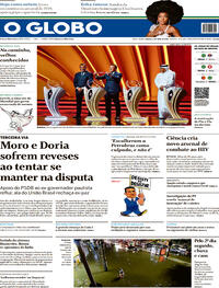 Capa do jornal O Globo 02/04/2022