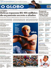 Capa do jornal O Globo 03/04/2022