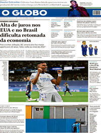 Capa do jornal O Globo 05/05/2022