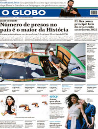 Capa do jornal O Globo 05/06/2022