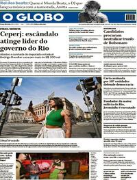 Capa do jornal O Globo 05/08/2022