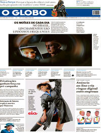 Capa do jornal O Globo 06/02/2022