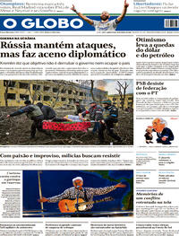 Capa do jornal O Globo 10/03/2022