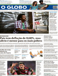 Capa do jornal O Globo 10/08/2022