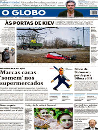 Capa do jornal O Globo 14/03/2022