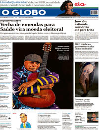 Capa do jornal O Globo 15/05/2022