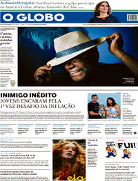 Capa do jornal O Globo 17/04/2022