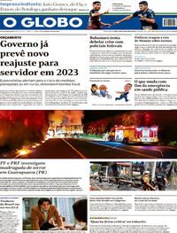 Capa do jornal O Globo 19/04/2022