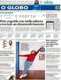 Capa do jornal O Globo 19/06/2022