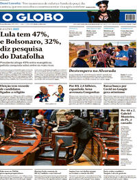 Jornal O Globo on X: Capa da edição desta terça-feira; confira