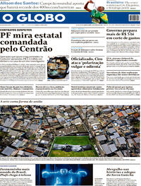 Capa do jornal O Globo 21/07/2022